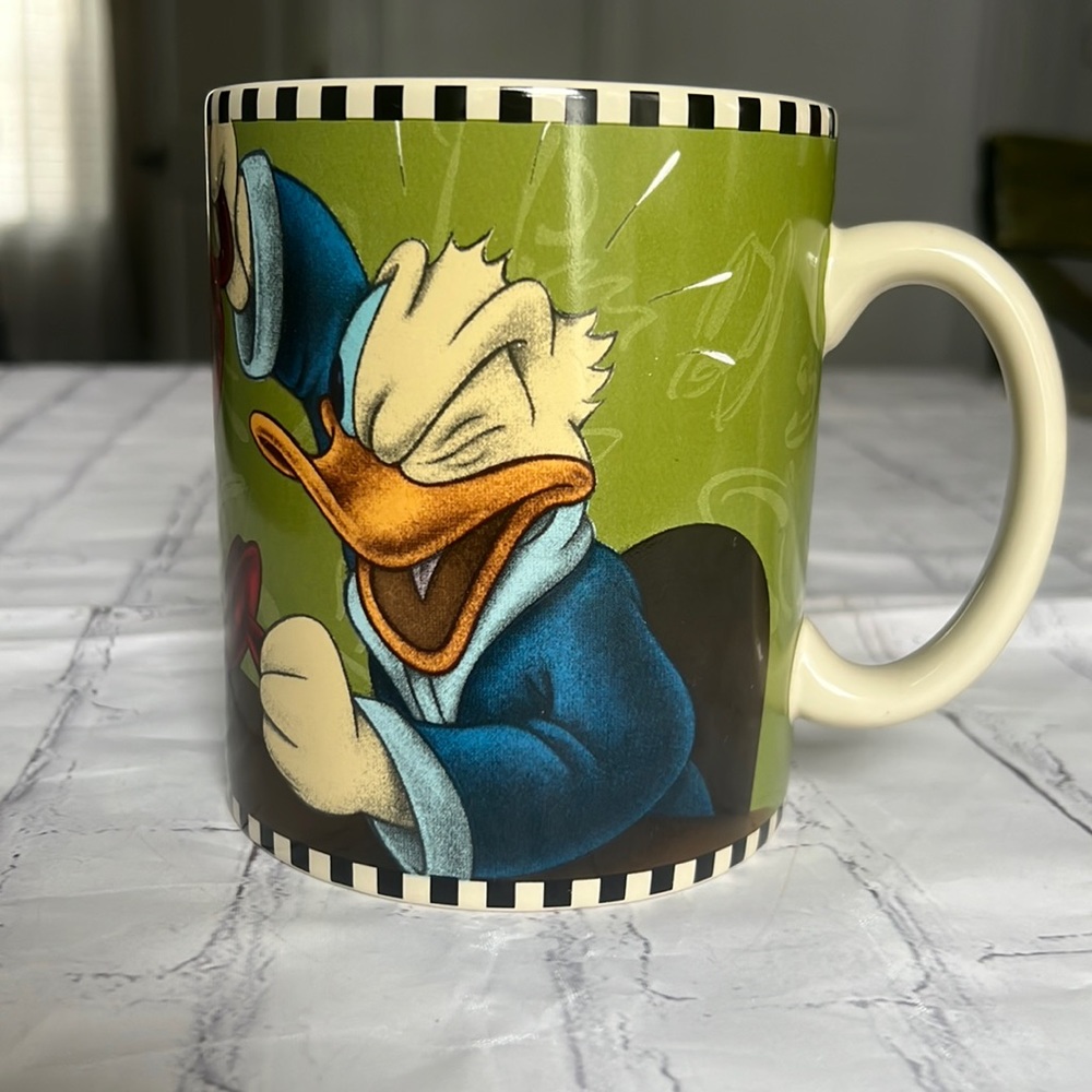 Disney Green and Cream Coffee Mug Set